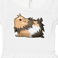 thumbnail image 4 of Inktastic Cute Long Haired Guinea Pig Girls Baby Dress, 4 of 5