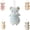 blue, variant on 7.1'' Stuffed Plush Mouse Dolls, Cute Soft Animals Plushie Pranks Spoof Stuff Toys Gifts&Home Decor