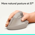 thumbnail image 3 of Mouse vertical inalámbrico Bluetooth Logitech Lift, 4 botones, 3 of 9