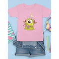 thumbnail image 3 of Happy Birthday Cute Monster T-Shirt Juniors -Image by Shutterstock,  Large, 3 of 4