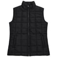 thumbnail image 6 of Womens Quilted Vest Full Zipper Sleeveless Puffer Vest Lightweight Stand Collar Fall Spring Winter Jacket Coat Outerwear with Pockets, 6 of 7