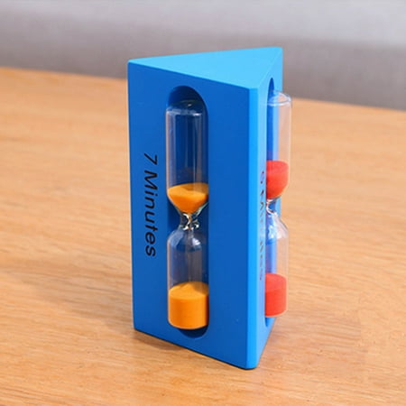 

ERTUTUYI 3/5/7Min Sand Glass Timer Sandglass Hourglass Clock Time Home Decor Xmas Gift Blue