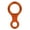 Orange, variant on Outdoor Recreation Abseiling Gear 35kN Heavy Duty Descender for Mountaineering