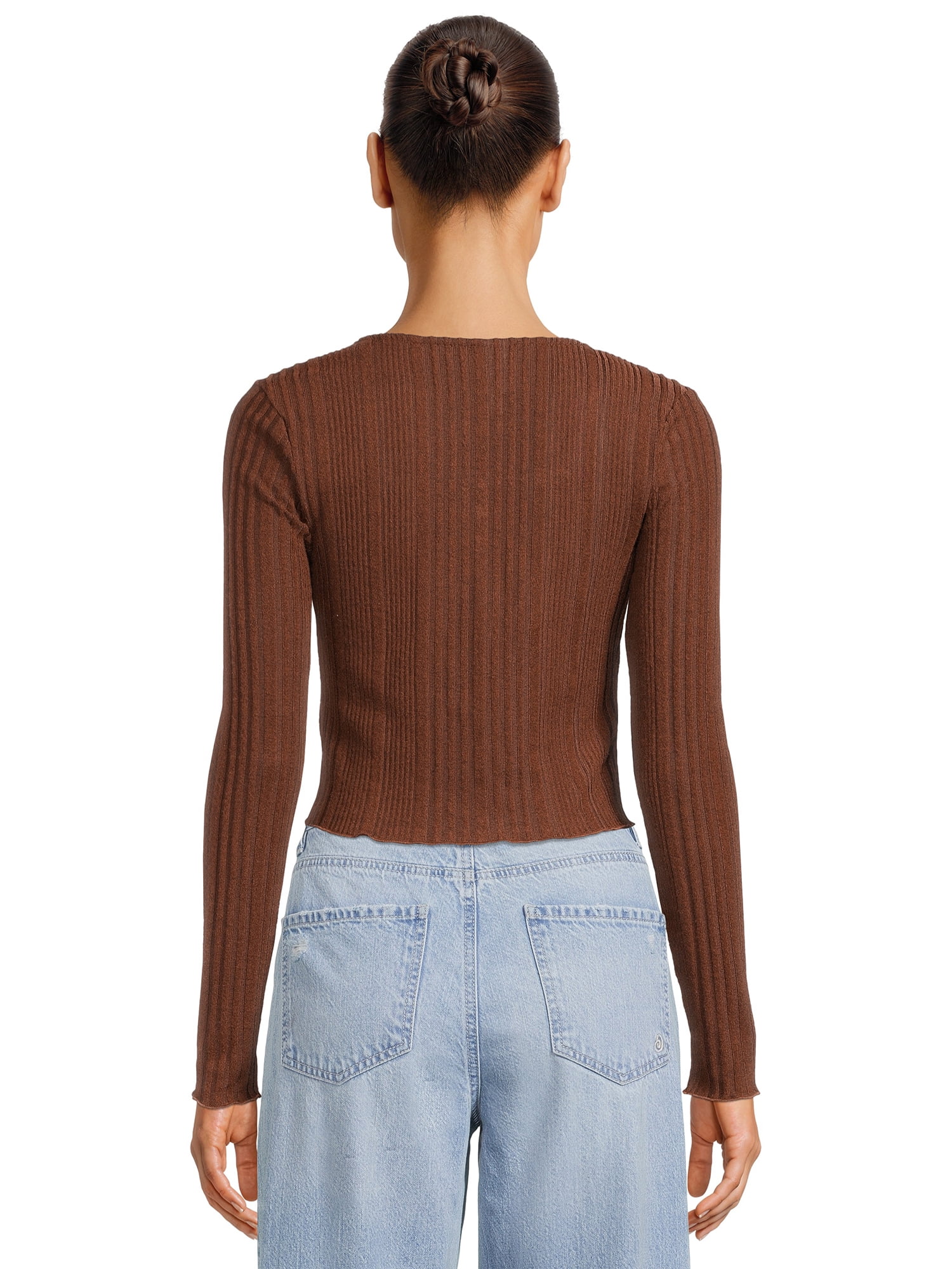 Self Esteem Juniors Square Neck Henley Top