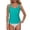 A-Mint Green71, variant on Ttongbb Women Tankini Tops Full Coverage Removable Pads Long Ruched Swimwear Tops Seaside Vacation Pool Bathing Suit Tops