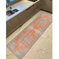 thumbnail image 3 of Medallion Rug, Machine Washable Rugs, Thin Rug, Chenille Printed Design Rug, Floor Rugs, Luxury Rug, Orange Rug, Modern Rugs, Front Door Rugs, 5.2'x7.5' - 160x230 cm, 3 of 8