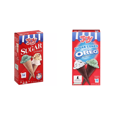 Joy Sugar Cones, 12 ct - Joy Oreo Sugar Cones, 12 ct