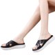 thumbnail image 1 of Sandalias Cuña Tobogan Plataforma Mujeres Cross Con Soporte Toe Abierto para Interiores, 1 of 8