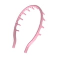 thumbnail image 2 of Diadema de silicona con forma de peine, accesorio antideslizante para cabello, con diente para familiares y amigos, día de Valentín. Rosa, 2 of 8