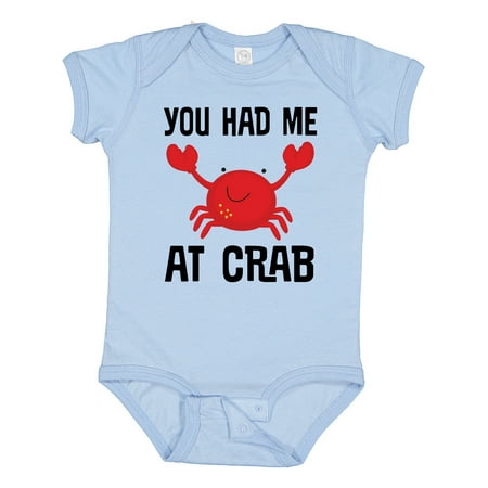 

Inktastic Funny Crab Gift Outfit Gift Baby Boy or Baby Girl Bodysuit
