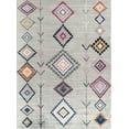 thumbnail image 4 of Soleil BR15B Native Grey Tribal Moroccan Light Gray Area Rug, 6'x9', 4 of 9
