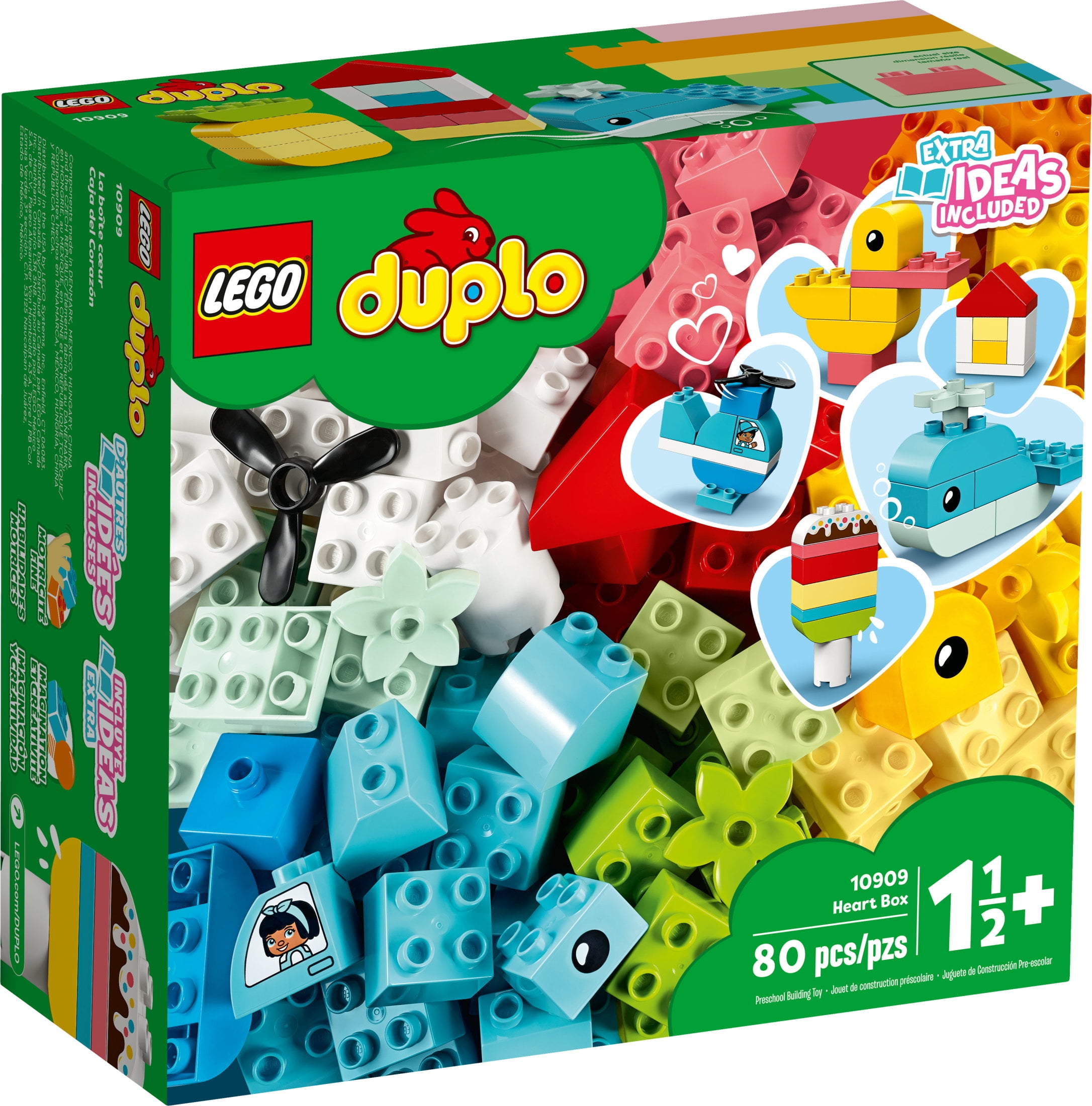 Lego 10909 duplo classic heart online box first bricks building set