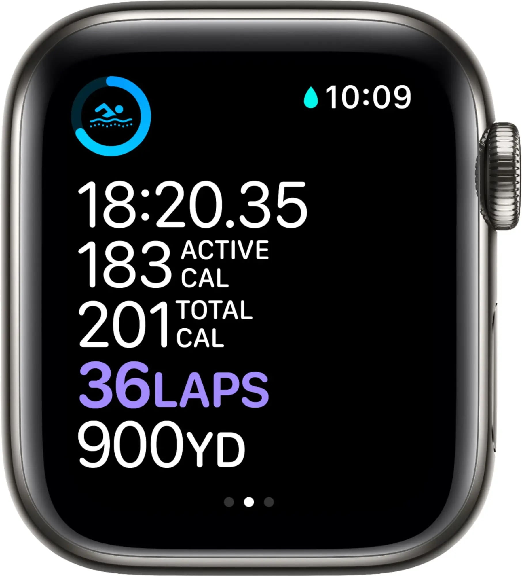 Restored Apple Watch Series 7 (GPS+Cellular, 41mm) - Stainless Steel Case - Graphite Sport Band (Refurbished)
