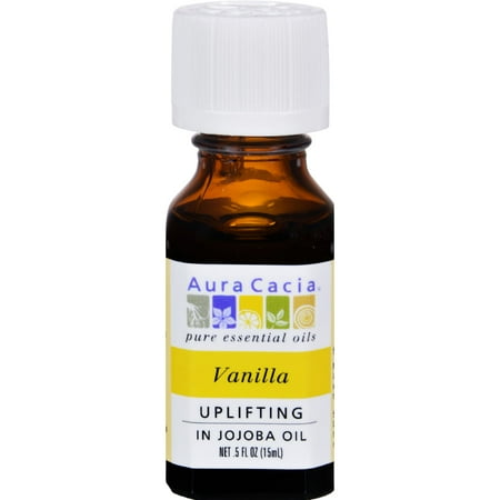 Aura Cacia Vanilla in Jojoba Oil - 0.5 fl oz
