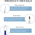 thumbnail image 3 of ACDANC 2Pcs Reusable Dental Picks Kit Portable Teeth Stain Plaque Remover with Keychain,Tartar Eraser Tool Set for Travel,Pets&Oral Hygiene,Blue, 3 of 8