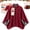 Red, variant on Cordless Heated Shawl Wraps for Women,2027 Wearable Heated Blanket Zip Up Cape with USB, Fast Heat Settings Washable for Office & Home