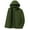 Green, variant on Men Plus Size New Thickened Outdoor Hooded Hardshell Jacket
