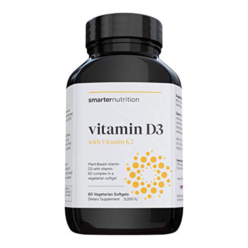 PlantBased Vitamin D3 Immune Support with Vegan K2 Complex in a