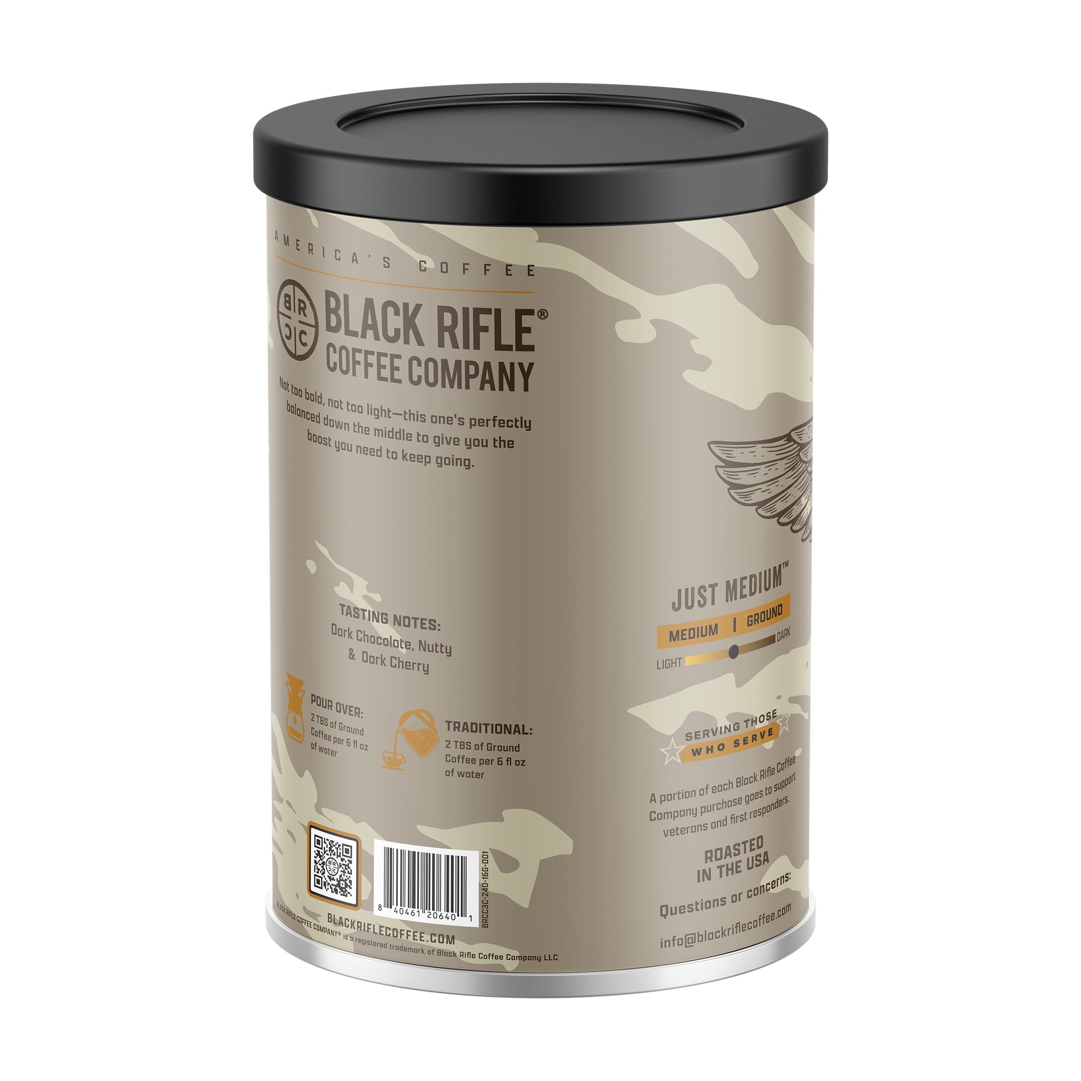 Black Rifle Coffee Company Just Medium™, Medium Roast, Ground