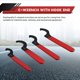thumbnail image 5 of Llave Coilover, Llaves de Gancho Juego Herramientas Choque Inglesa en Forma C Ajustable Herramienta Ajuste, 5 of 5