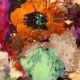 thumbnail image 2 of Stone, Jim 20x20 White Modern Wood Framed Museum Art Print Titled - Floating Flowers II (detail), 2 of 4