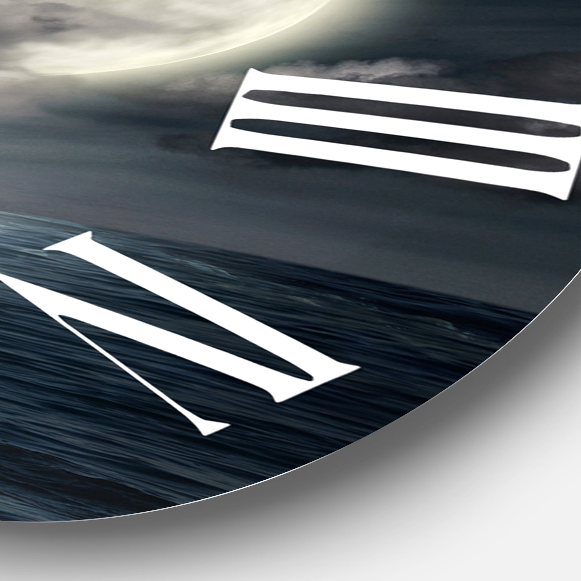 Designart 1 in Coastal Wall Clock