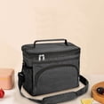 thumbnail image 4 of Giunmcul Festival Gift Insulated Lunch Bag for Women Men Reusable Lunch Box for Office Picnic Hiking Beach Leakproof Cooler Tote Bag Organizer with Adjustable Shoulder Strap, 4 of 4