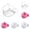 Multicolour, variant on 1 Pcs Bird Cage Feeder Food and Water Bowls, Container for Parrot Bird Cage, Universal Tray Replacement for Small Bird Supplies Feeder Cup for Cage Home Pet Supply Feeding Bowl