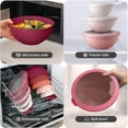 thumbnail image 7 of 12-Piece Plastic Mixing Bowls with Leak-Proof Lids Set - Microwave & Freezer-Safe Kitchen Mixing Bowls for Prep, Serving & Storage - Large Nesting Bowls (Blue Ombre), 7 of 7