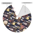 thumbnail image 6 of Cauagu 36" Christmas Tree Skirt Cartoon Space 1 Pattern Christmas Tree Decorations Tree Mat for Xmas Decorations Occasion Holiday Home Decor -36", 6 of 7