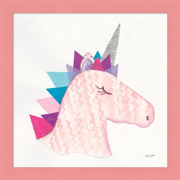 Great Art Now Unicorn Power I by Courtney Prahl, Framed Wall Art, 14W x 14H