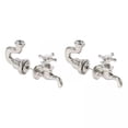 thumbnail image 1 of 6x Pendientes De Botón Con Forma De Grifo Pendientes Con Parte Delantera Y Trasera Para Cumpleaños, Bodas, Navidad, Plata, 1 of 8