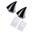 thumbnail image 1 of 2 Pcs Autocollants de Décoration pour Casque Petit Noir, 1 of 6