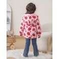 thumbnail image 3 of Aideaone Toddler Fleece Jacket Zip up Baby Boys Girls Hooded Winter Coat Long Sleeve Kids Thick Warm Outerwear, 3 of 10