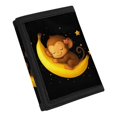 thumbnail image 2 of Chririnla Cute Sleeping Monkey Trifold Card Wallet, Polyester Foldable Kids Coin Organizer for School and Daily Outdoor Use, 2 of 7