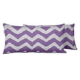 thumbnail image 1 of VargottamIndoor/OutdoorPolyester FabricLumbarPillowCover,All-Weather Waterproof Rectangular Cushion Case for Patio Furniture,12" x 24"Set of 2 -Chevron-70, 1 of 6