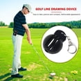 thumbnail image 4 of Golf Line Marker Ball Clip Golf Accesorios Plástico para Hombres Mujeres (Negro), 4 of 4