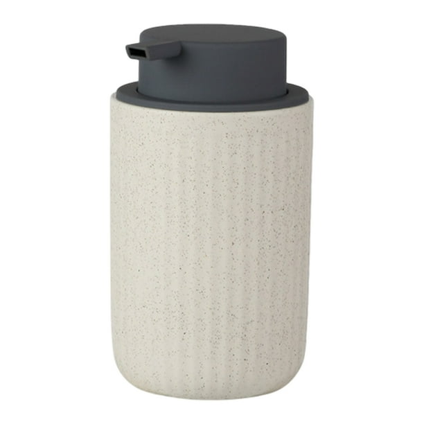 Dispensador de jabón de manos espumoso de cerámica, dispensador de jabón para baño, dispensador de loción para cocina, dispensador de jabón con vetas mate rellenable