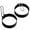 2pcs, variant on TOOPTY Non-Stick Stainless Steel Egg Ring - Circular Omelet Mold with Easy-Grip Handle, Breakfast Pancake Shaping Tool for Camping Stove Cooking