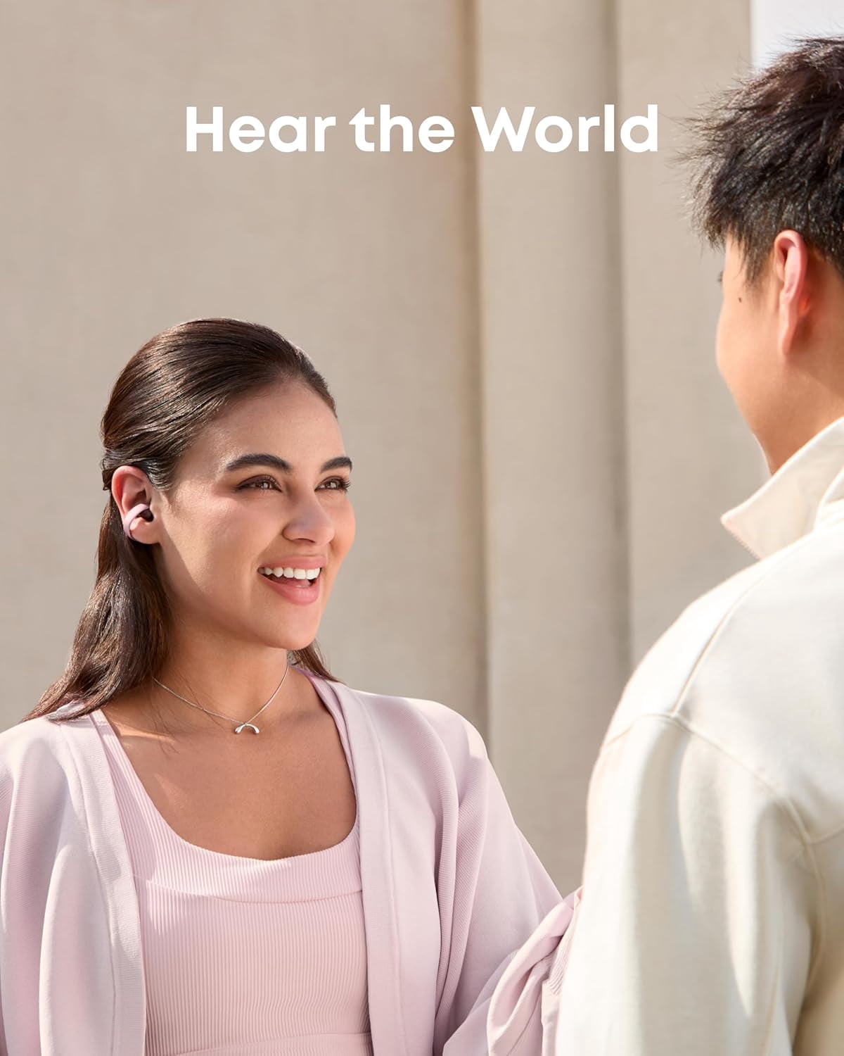 Restored Like New Soundcore AeroClip by Anker, Open-Ear Earbuds, Clip-On Headphones, Adaptive Comfort (Refurbished)