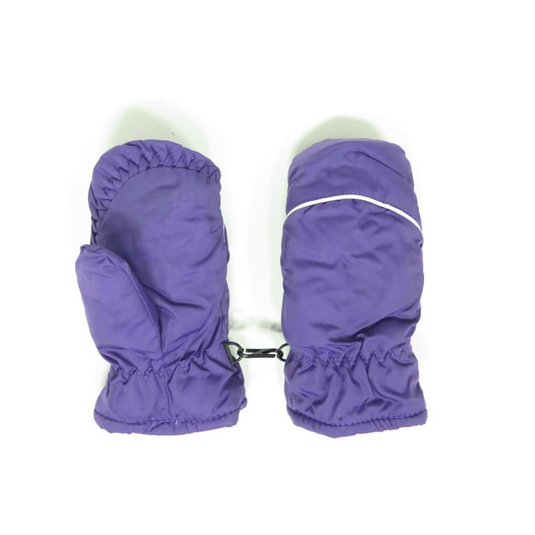 Purple ski mittens discount