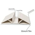 thumbnail image 5 of YIGSECU Freestanding Dog Gate Fence Panel Pet Gate Fence Feet Dog Gate Stable Stand Triangular Isolation Fence Stand, 5 of 11