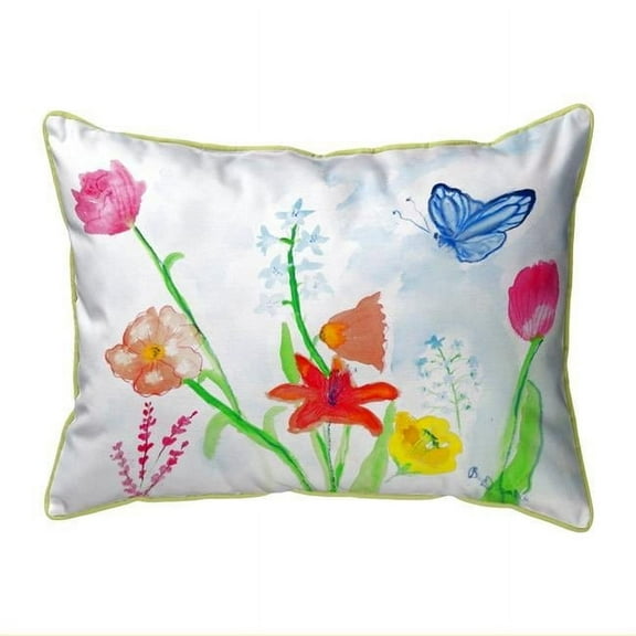Betsy Drake HJ1102 16 x 20 in. Pastel Garden Large Indoor & Outdoor Pillow