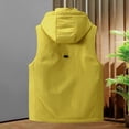 thumbnail image 4 of ZACPNCV Men's Winter Puffer Vest Sleeveless Warm Zipper Lightweight Jacket Vest with Removable Hood, 4 of 5