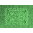 thumbnail image 1 of Ahgly Company Indoor Rectangle Oriental Emerald Green Industrial Area Rugs, 7' x 9', 1 of 4
