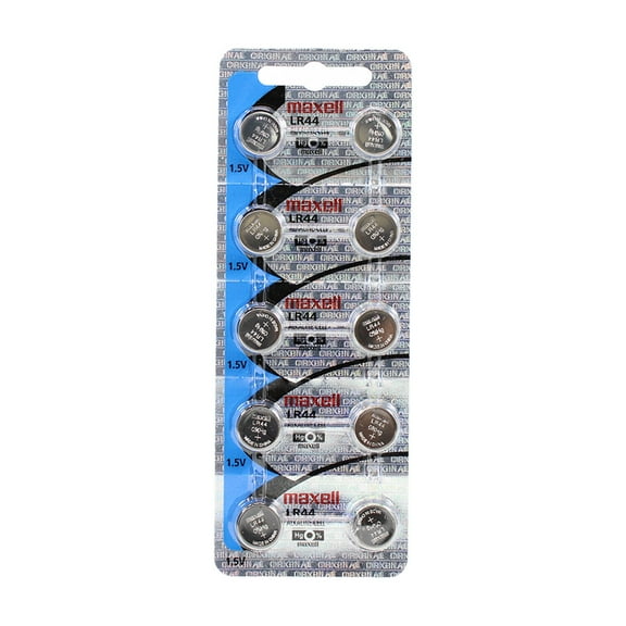 Maxell LR44 - A76 Alkaline Button Battery 1.5V - 20 Pack