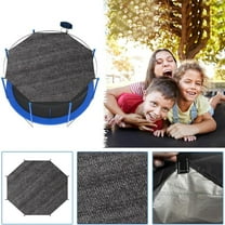 Taotanxi Trampoline Shade Cover, Trampoline Cover for 6FT 10FT 12FT 14FT 16FT Straight Pole Round Trampoline Sun Protection, Easy to Install,for Backyard Playground(6FT 6 Poles)
