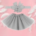 thumbnail image 2 of Mercatoo Baby Tutu 5 Layered Toddlers Tulle Tutu Skirt for Girls with Headband Birthday Outfit for 1 Year Old Girl Red Skirt, 2 of 4