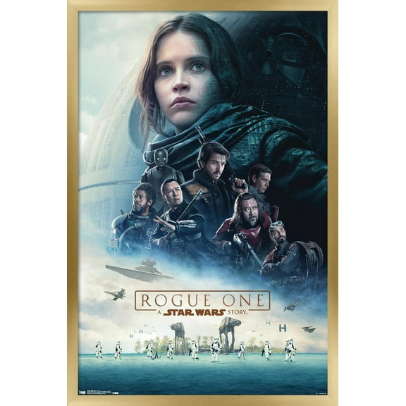 Star Wars: Rogue One - Unit Wall Poster, 14.725" x 22.375", Framed