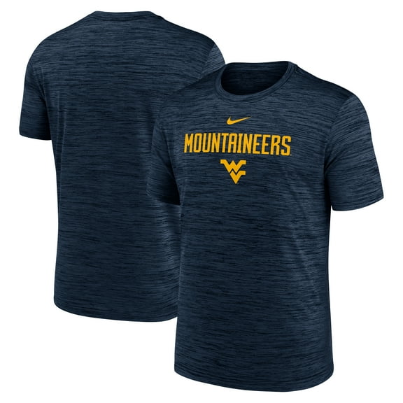Men's Nike Navy West Virginia Mountaineers 2025 Sideline Velocity Dri-FIT T-Shirt